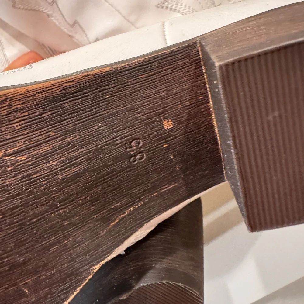 White Embroidered Knee-High Women's Boots - Picture 6 of 7